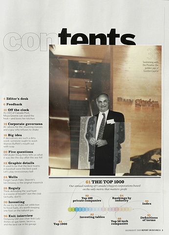 globe and mail report on business - July 2009