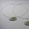 Leaf disc necklaces