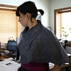 capelet in mouse grey