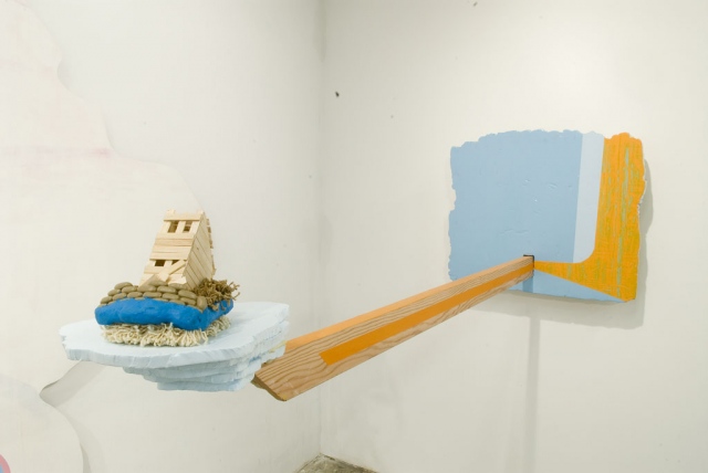 interior proposition for an Exterior space and or "Glacial Sunset Referendom (Sky House and Carpet included)