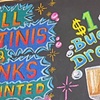 drinks chalkboard