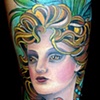 Mucha Inspired Girl