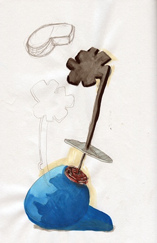 Preliminary sketch I for "Fanfare For The Middleman"
