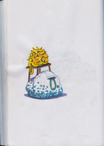 Preliminary sketch II for "Saddleback"