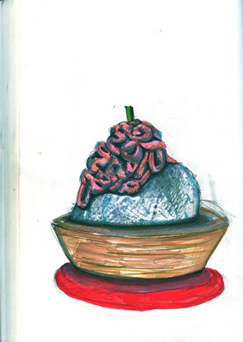 Preliminary sketch of "Pop-Pop-Narny (Visiting Mr. Varney)"