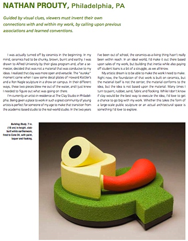 Emerging Artist Feature: Ceramics Monthly May 2009