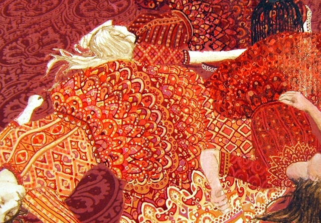 fairy tale, victoriana, works on paper, printmaking, fantasy, kyla zoe rafert