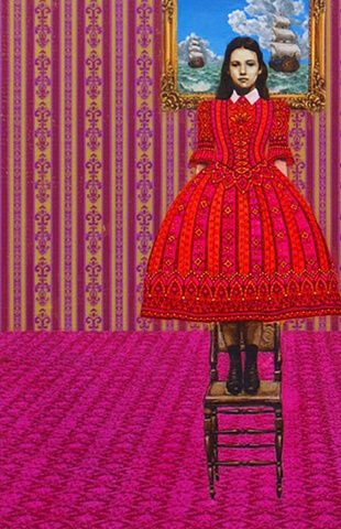victoriana, printmaking, works on paper, Kyla zoe rafert, artwork, fantasy