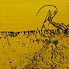 Meditation on Yellow Copied Tibetan Prayer