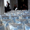Blue Satin Sashes