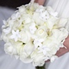 White Rose and Stephanotis Bridal Bouquet