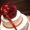 Red Rose Cake Topper