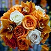 Orange Bridal Bouquet
