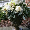 Lush Entrance Decor in a Rustic Urn