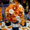 Modern Orange Tablescape Design