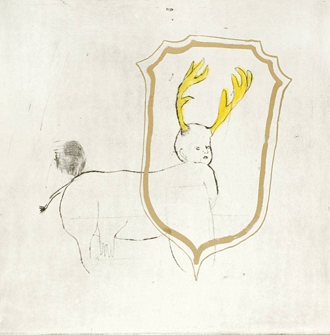 untitled 26-yellow antlers