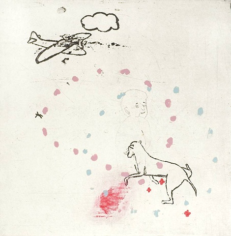 untitled 16-pink dots blue dots