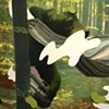 Detail, Hunter in Forest