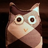 Owlie (blue white rhombuses)