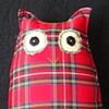 Owlie (red plaid)