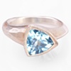 Reinerland Jewelry, Trillion Blue Topaz and Silver