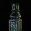 Antique honey bottle from the 19th century excavated from the NYC area.