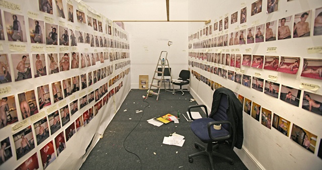 mock interior of container