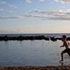 Boys running, Kauai
