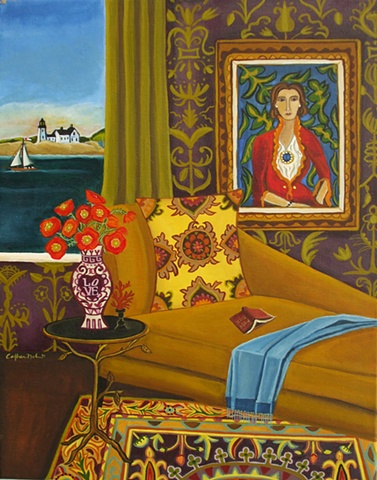 summer reading painting catherine nolin