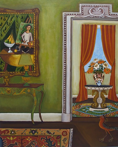 paiting of an interior by catherine nolin