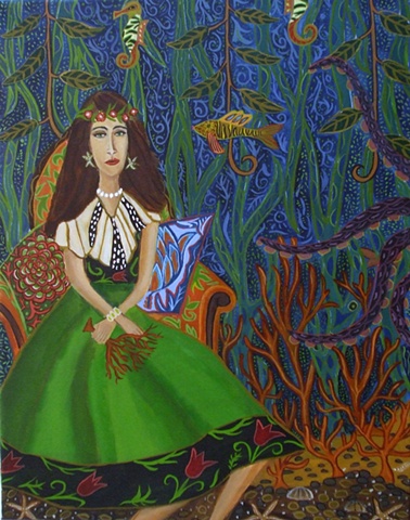 Miss Coral's Garden/Sold
