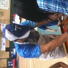 Volunteers hard at work