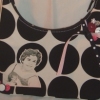 "Mercedes" polka dot handbag