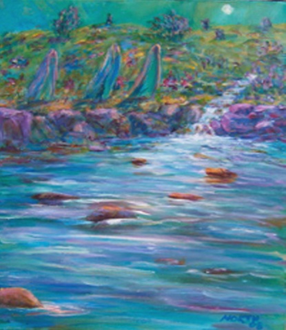 Down to the river four