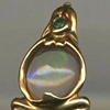Autralian Opal 
Emerald 
18kt. Gold