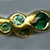 Emerald
Paraiba Tourmaline 
24kt. Gold