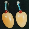 Antique Baltic Amber
Turquoise
Jasper 
Bluelace Agate