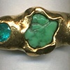 Paraiba Tourmaline 
Turquoise 
24kt. Gold