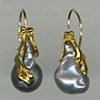Antique Biwa Pearls
24kt. Gold