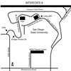 Map to SDSU Art Building
