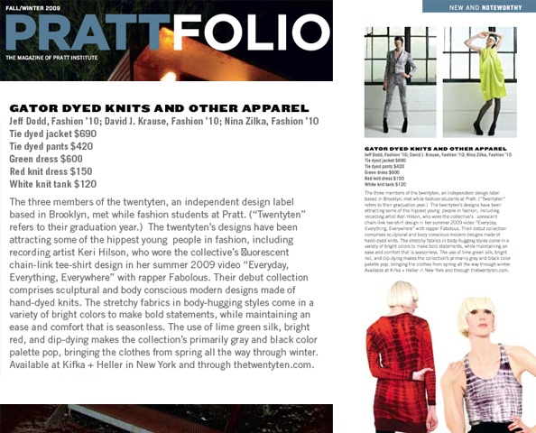 Prattfolio
Fall/Winter