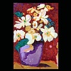 lavender and white camelias