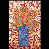 abstract en rouge