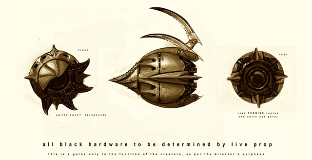 Screamers 2 'BALL' design sketch