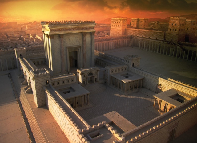Solomon's Temple Matte Painting