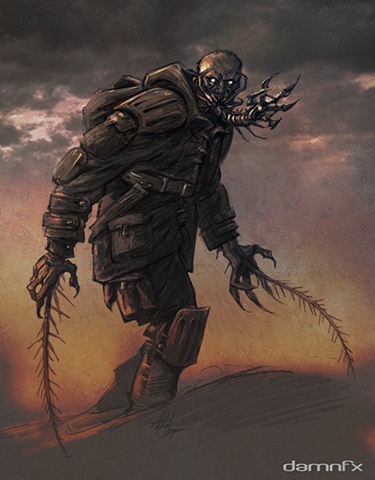 Advanced Human Screamer Rough Color Concept