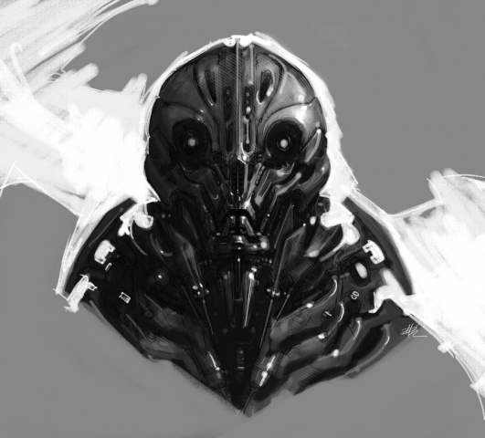 Robot Portrait Sketch