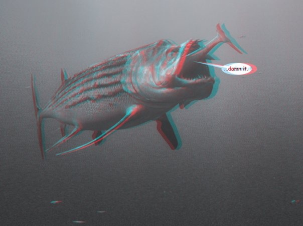 Xiphactinus anaglyph