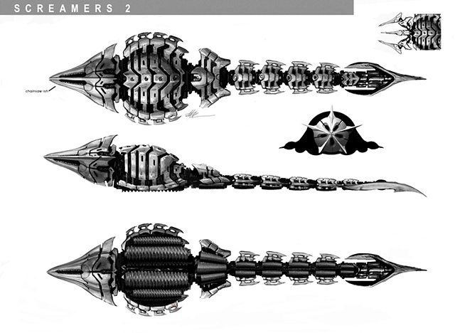 Screamer 'Crab' Final Sketch