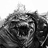 Lizard Monster Sketch (open mouth)